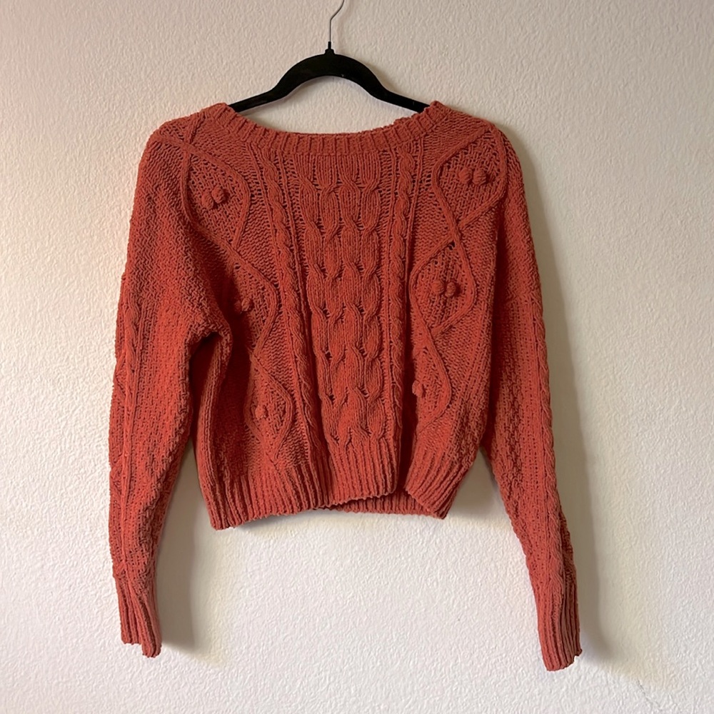 Burnt Orange Soft Sweater 🧡🍂